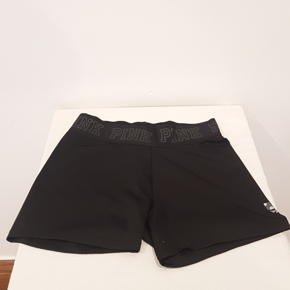PINK Victoria's Secret Black Biker Shorts - Picture 1 of 5